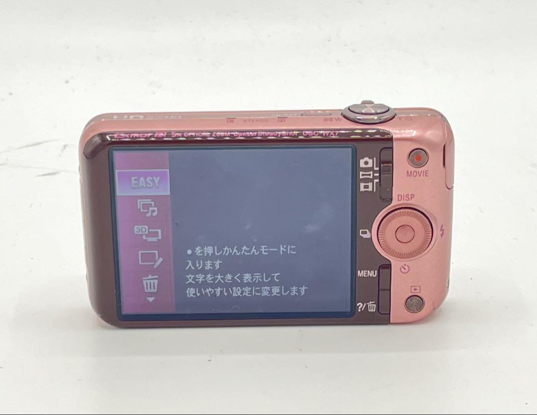 SONY デジカメ　Cyber-shot DSC-WX7 ピンク　動作確認済