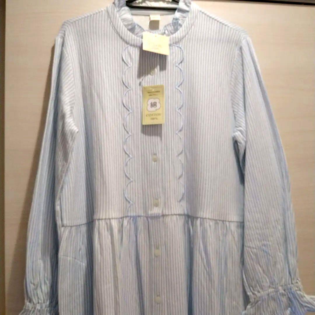 未着用 ナルエーフリル付きルームウェアL