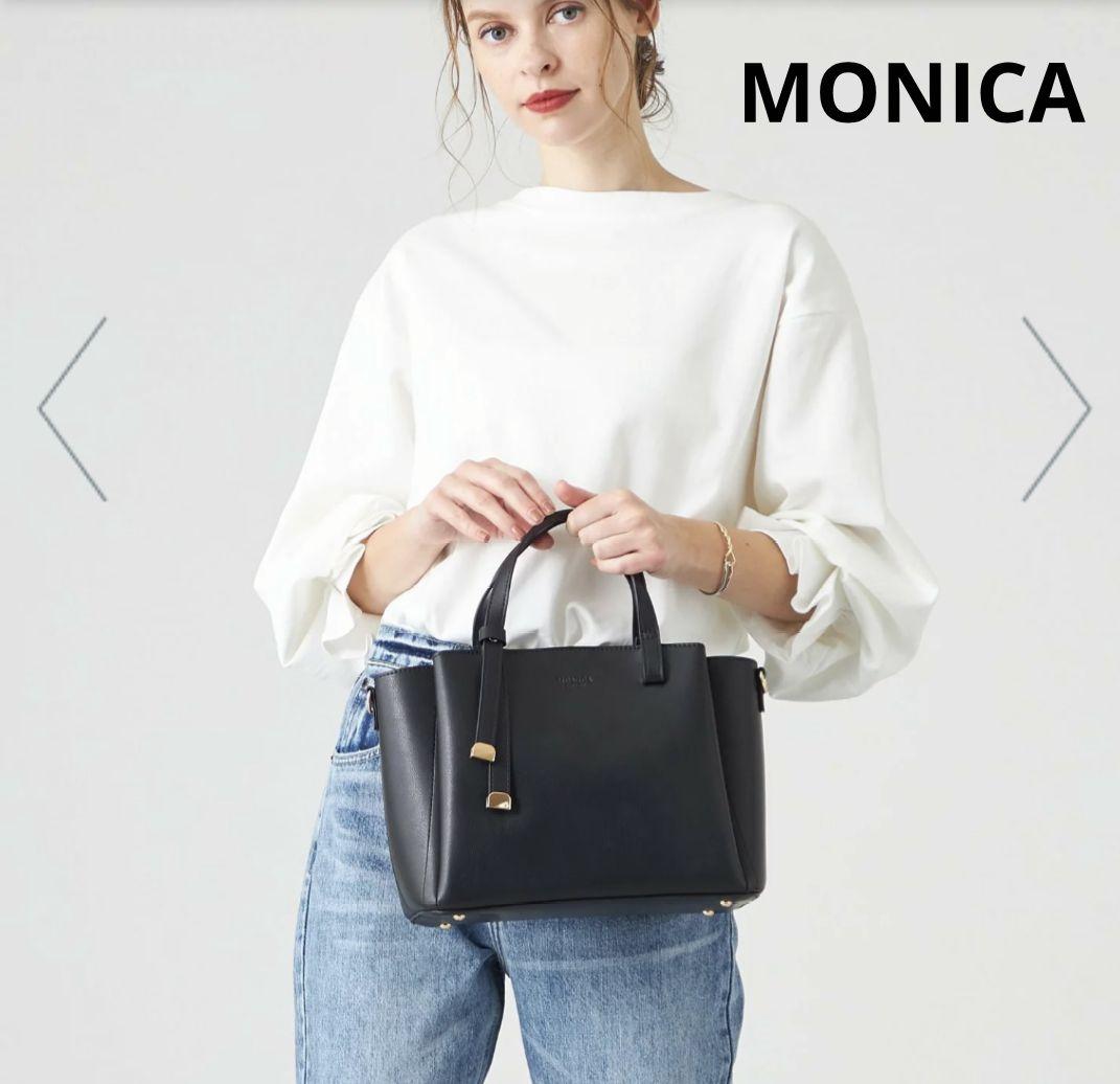 ☘️MONICA（モニカ） ボウタイリボンハンドバッグ