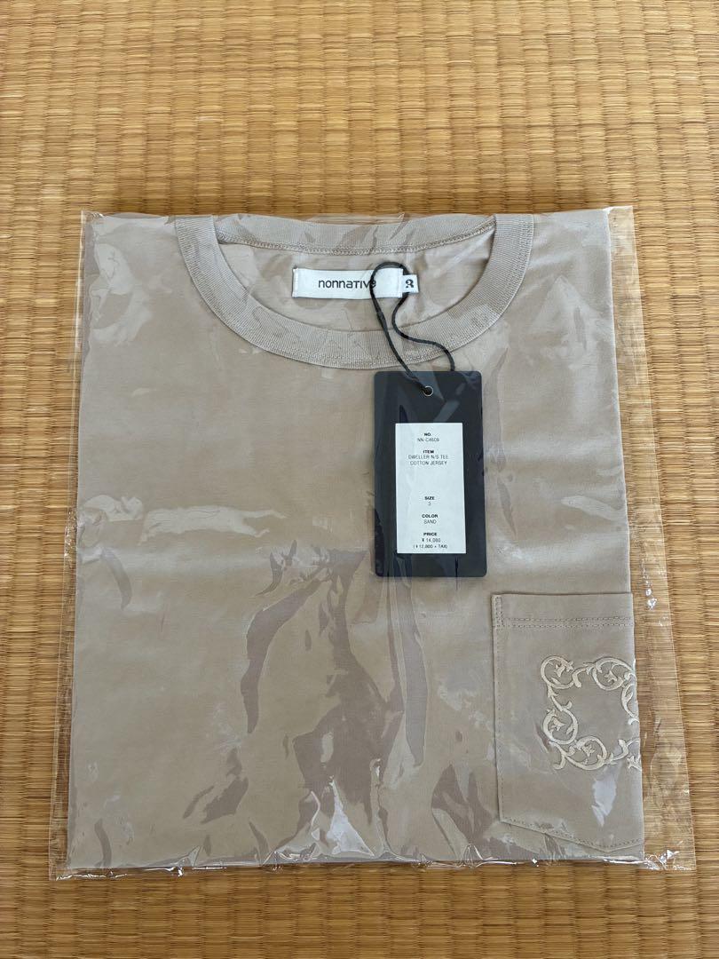 トップス nonnative DWELLER N/S TEE COTTON SAND