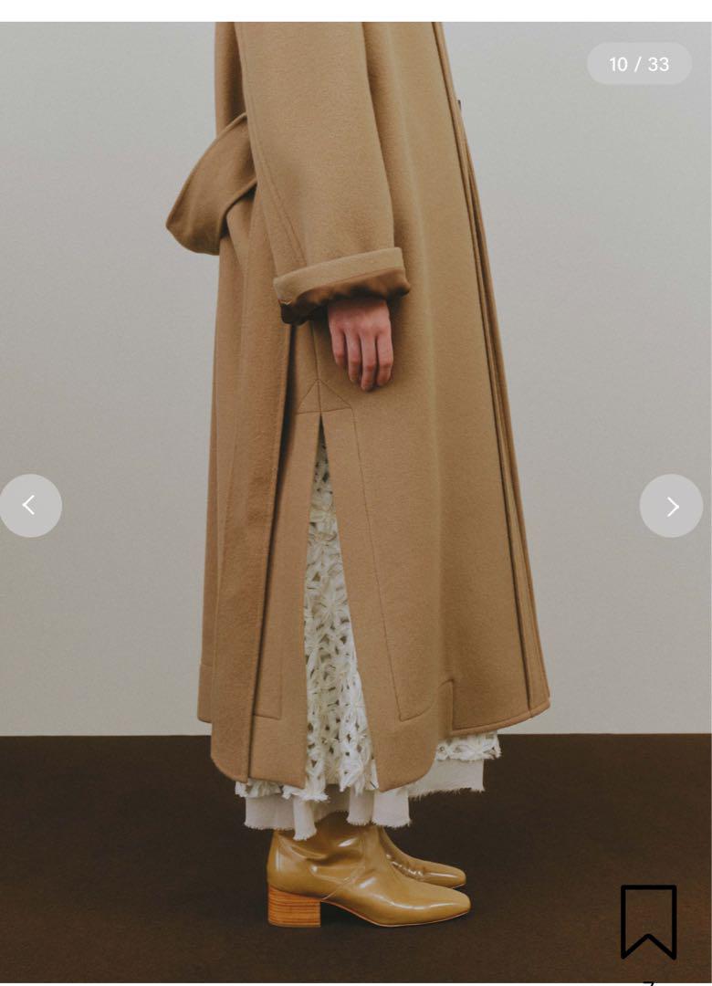 パープルアゲハ様専用styling/ ワイドカラーロングコート