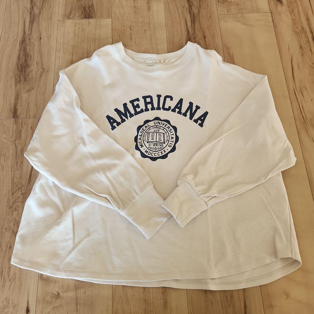 MICA×AMERICANA AMERICANA プリントプルオーバー