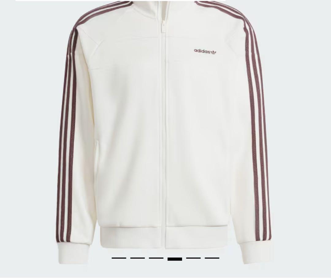 80S プレミアム エンボス加工 スリーストライプス トラックトップ