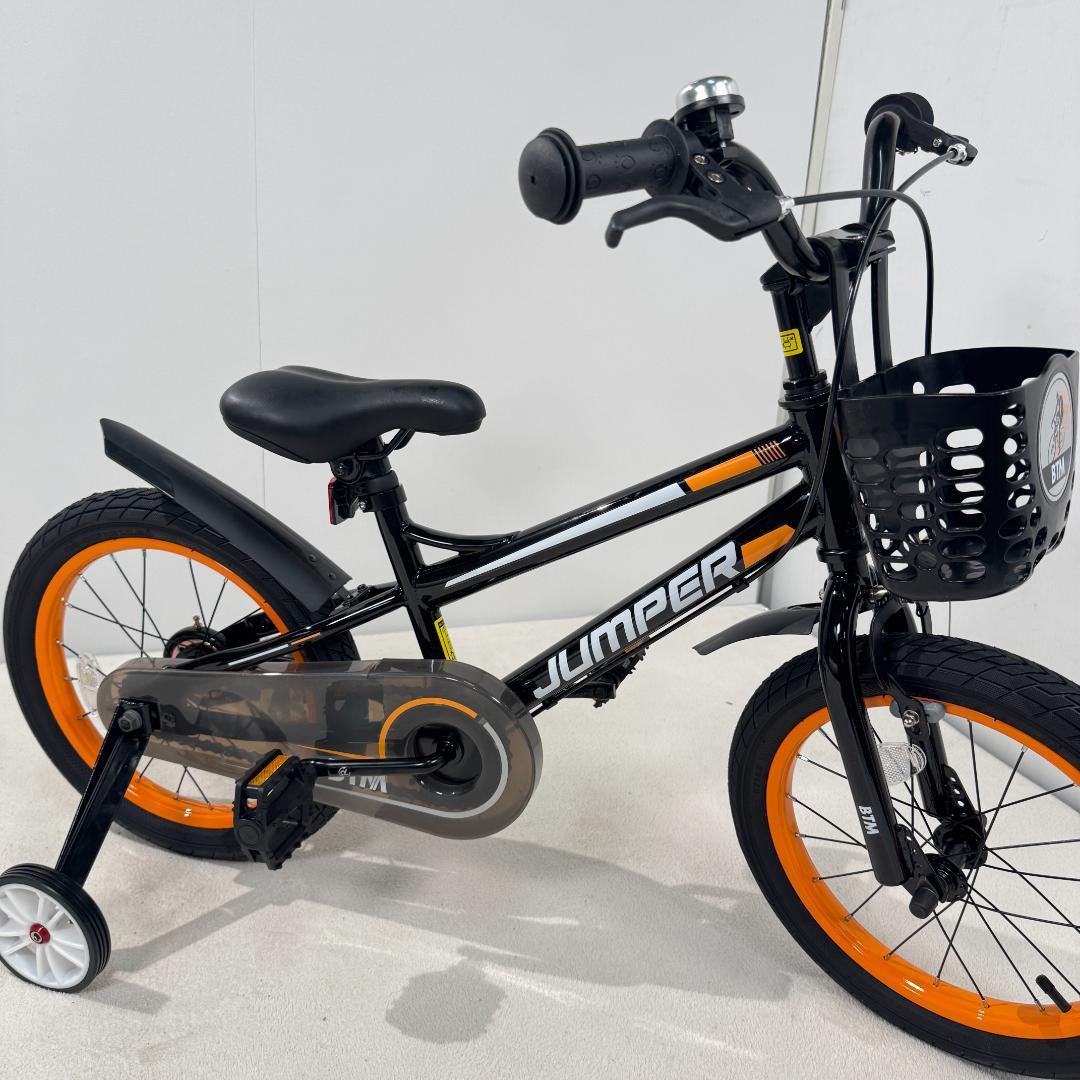 新品　子供用自転車 自転車 補助輪付き 16インチ スタンド付き160-200