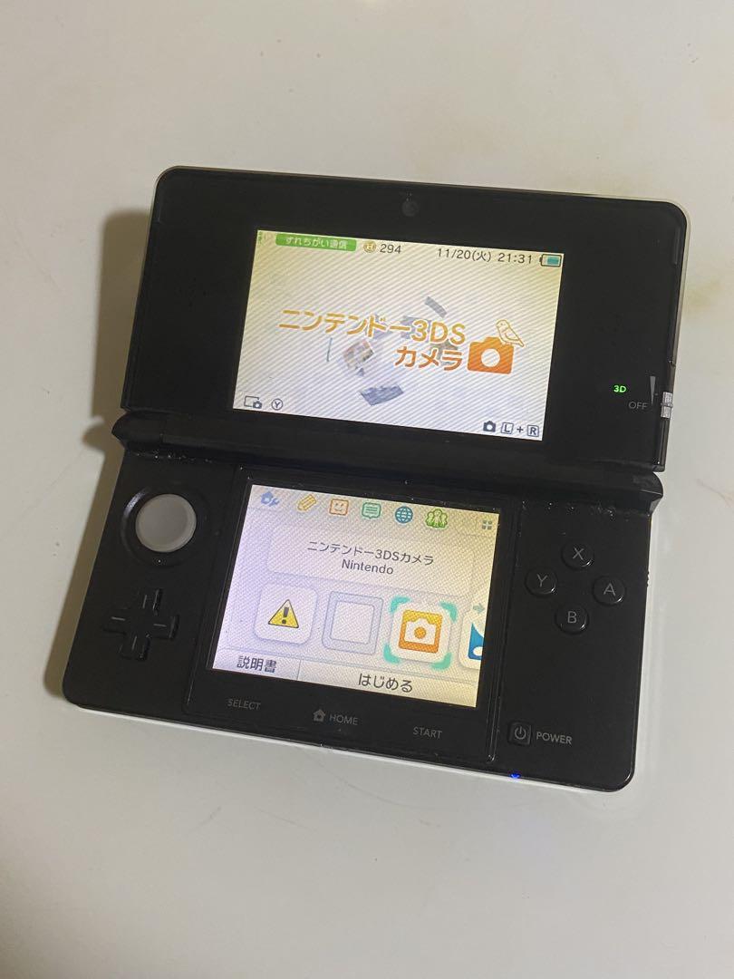 Nintendo 3ds コスモブラック 充電器/クレードル/ケース付 ニンテンドー 3DS コスモブラック 本体 充電器付き - メルカリ