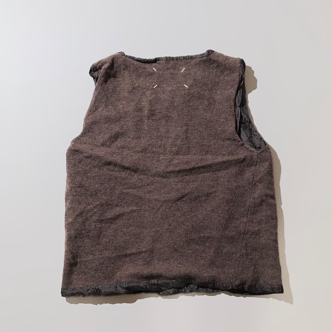 99aw Martin Margiela ノースリーブニット アーカイブ 白タグ