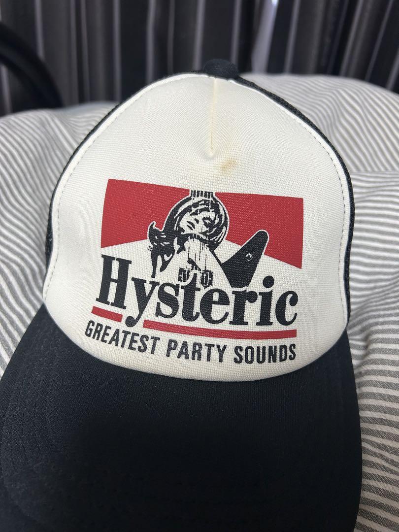 HYSTERIC GLAMOUR ロゴキャップ ホワイト/ブラック HYSTERIC GLAMOUR メッシュキャップホワイト/ブラック - メルカリ