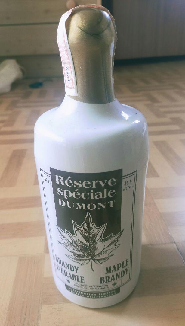 未開栓 メープルブランデー リザーブスペシャル DUMONT カナダ 750ml