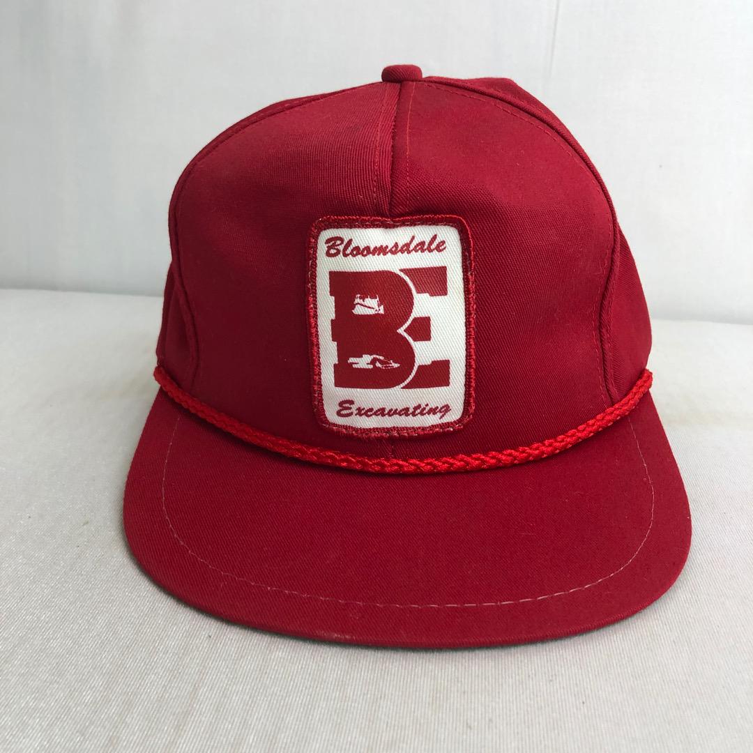 【USA製】BE Bloomsdale ビンテージ ワッペン トラッカーキャップ