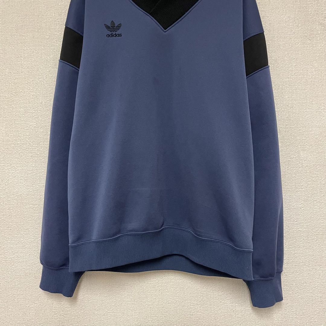 【デサント製】80s adidas トラックジャケット ジャージ プルオーバー