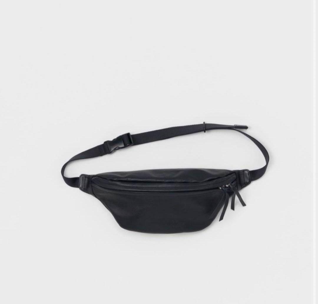 Hender Scheme cow waist pouch bag ブラック