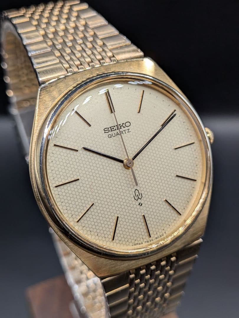 美品!SEIKO シーガル 7830-8010 純正ベルト 電池パッキン交換済み 美品!SEIKO シーガル 7830-8010 純正ベルト 電池パッキン交換済み