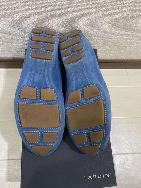 スエード ローファー ドライビングシューズ LARDINI