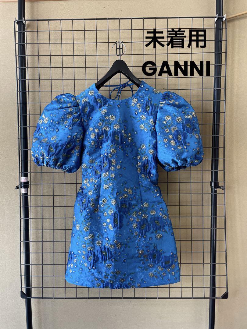 未着用 GANNI Jacquard OPEN BACK MINI DRESS 未着用 GANNI Jacquard OPEN BACK MINI DRESS - メルカリ