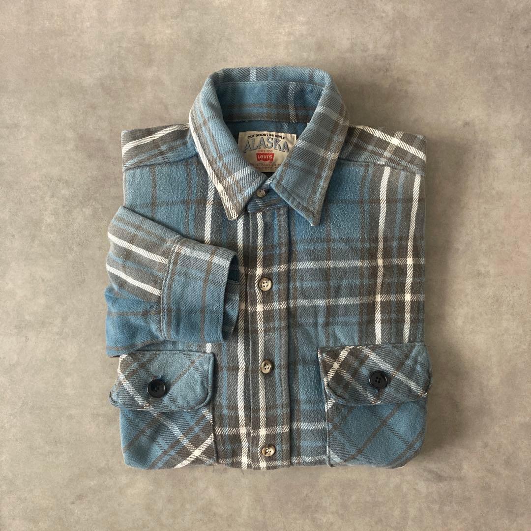 トップス 1990s LEVI'S ALASKA VINTAGE NEL SHIRT