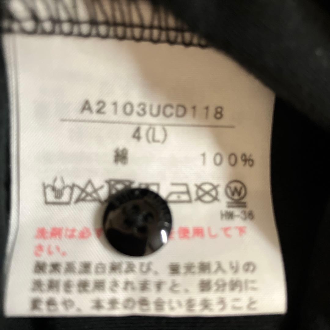 ピンクハウス黒カーディガンブラウス綿