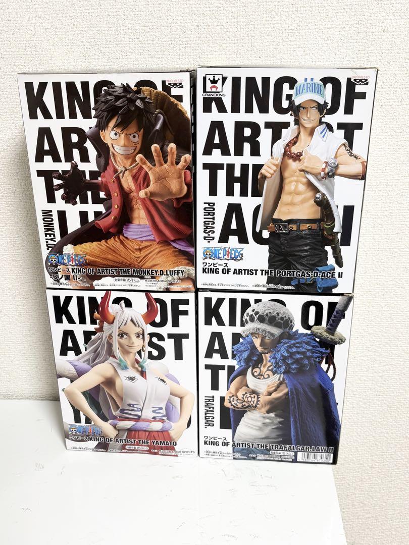 ワンピース　KING OF ARTIST ルフィ　エース　ヤマト　ロー　4種