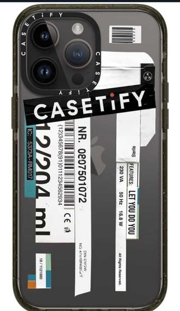 【A01】CASETiFY ステッカー風ハードケース iPhone用 A01】CASETiFY ステッカー風ハードケース iPhone用
