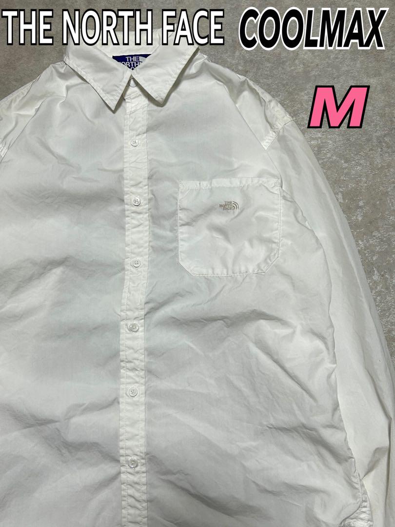 THE NORTH FACE パープルレーベル クールマックス M 白 シャツ