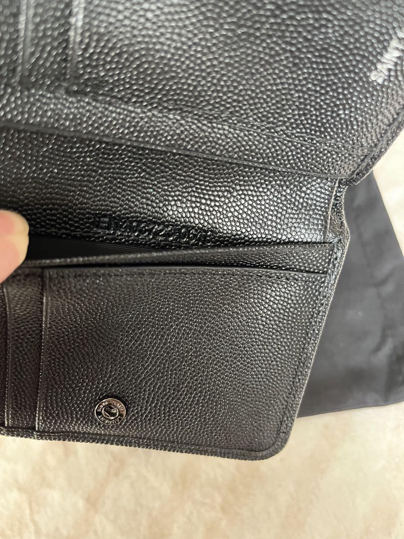サンローラン2つ折り財布　ブラック