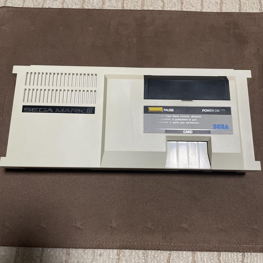 SEGA MARKⅢ セガマーク3 本体 箱説付き 通電確認のみジャンク