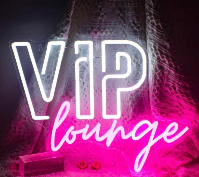 ネオンサイン お洒落デザイン LED看板　VIP お洒落 オリジナル　オーダー