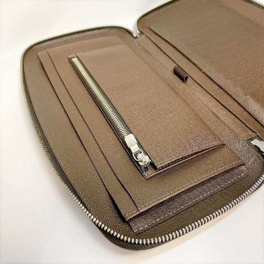 ■ルイ ヴィトン■タイガ オーガナイザー アトール 長財布 シルバー金具
