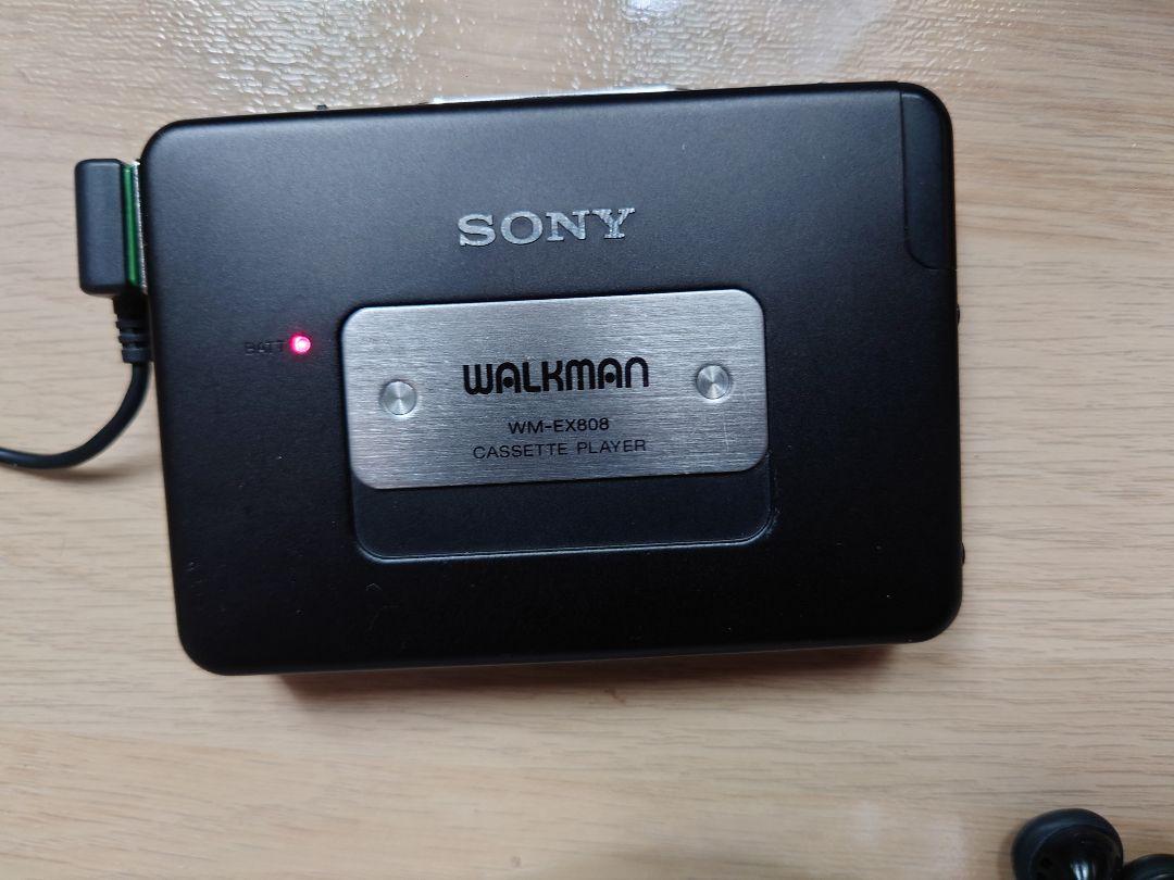 正式的 SONY WM-EX808 通電確認済み ウォークマン カセットプレーヤー ポータブルプレーヤー