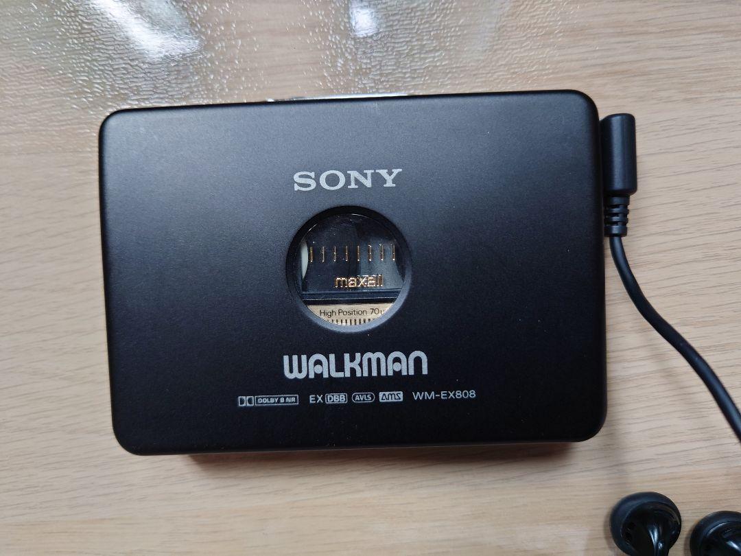 SONY WM-EX808 カセットプレーヤー ウォークマン 通電確認済み