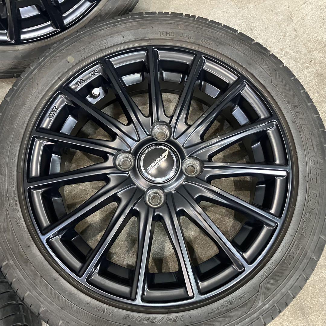 【3430】20年 165/55R14 エフィシェントG レーシングフォース