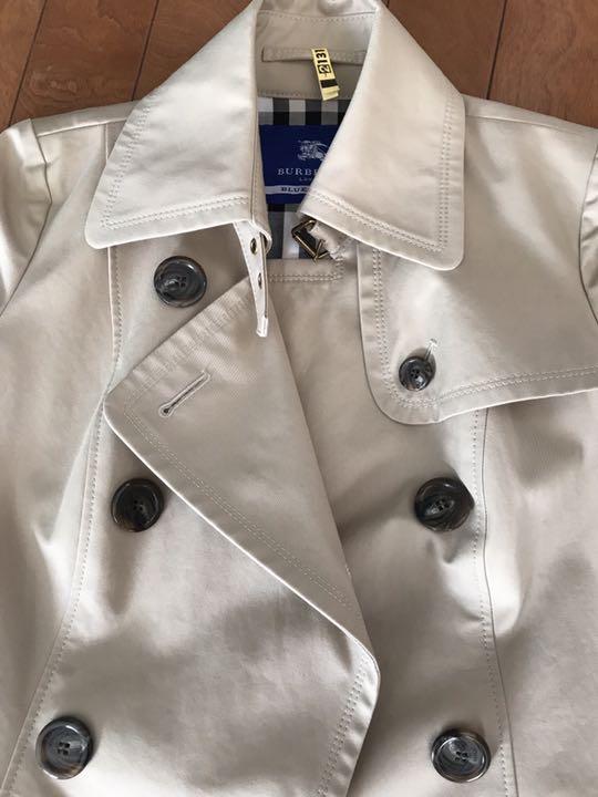 ■BURBERRY BLUELABEL ダブルボタントレンチコート ベージュ バーバリーブルーレーベル ベージュ38 トレンチコート ノバ