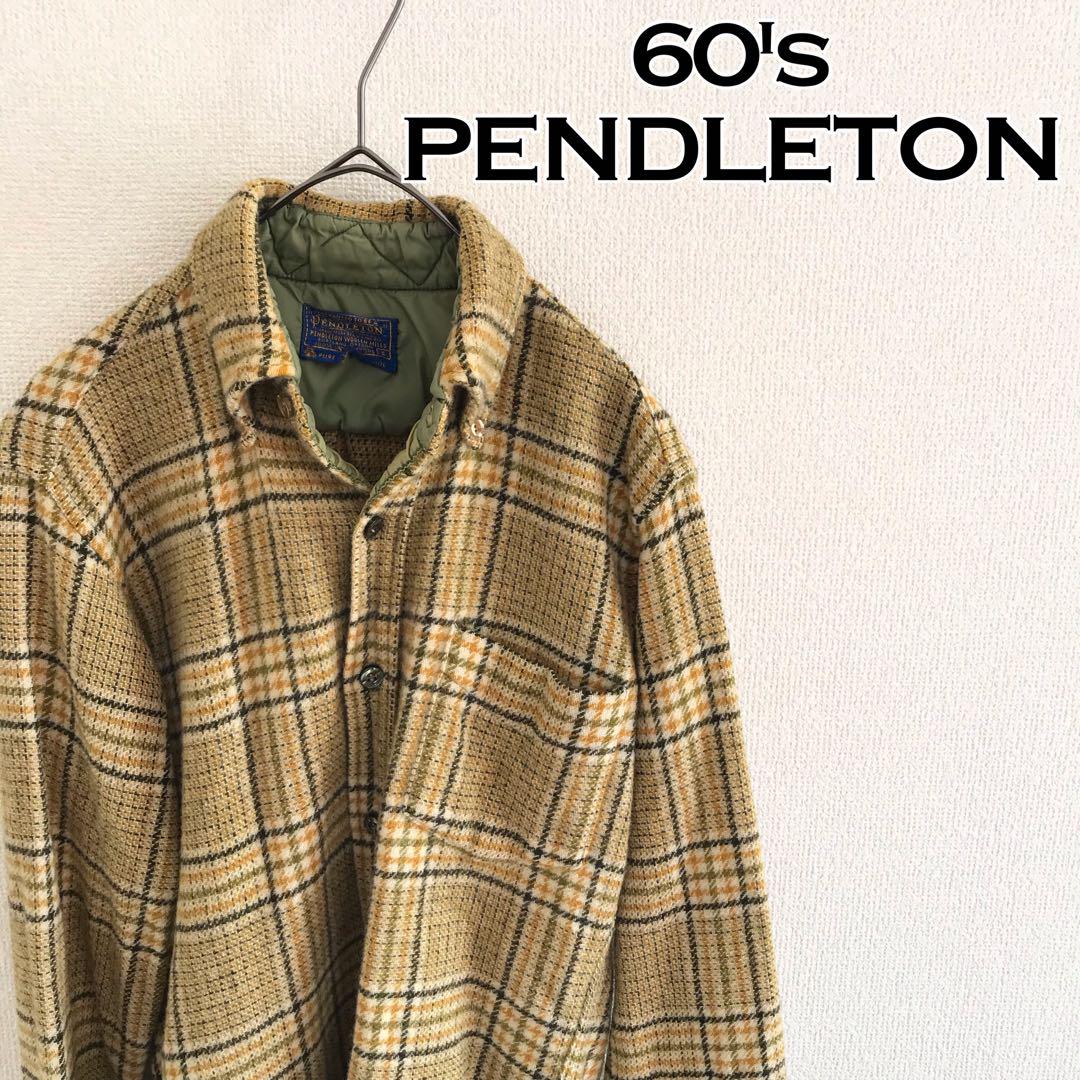 60s Vintage Pendleton B.D.シャツ イエロー Sサイズ - cecati92.edu.mx