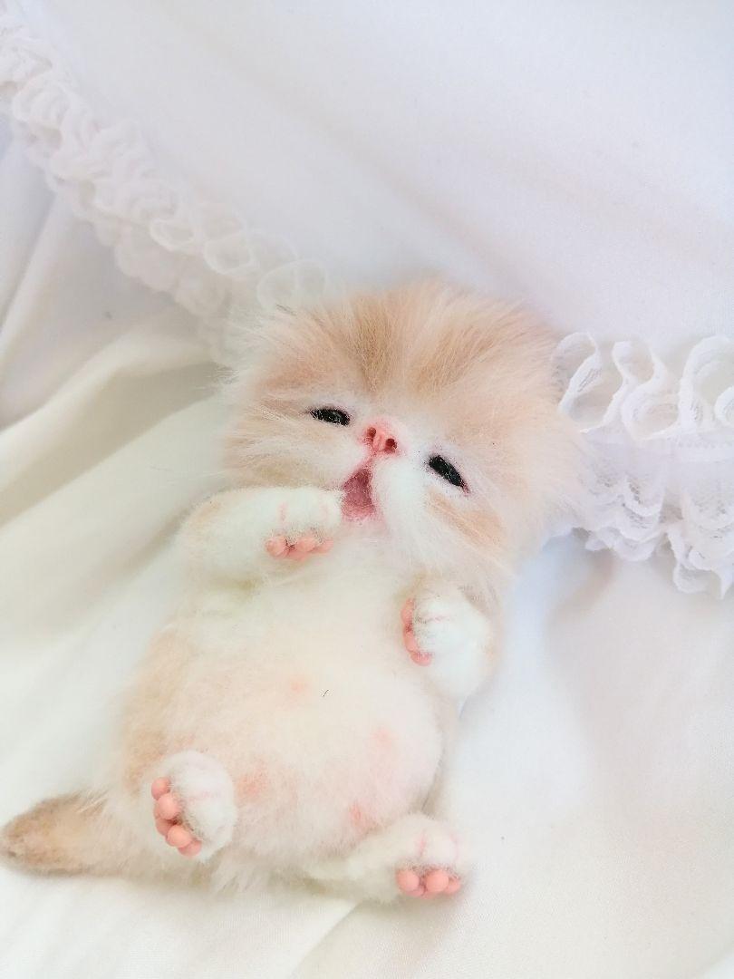 おむつ♡お腹ぽっこり子猫ちゃん♡アートドール♡ぬいぐるみ♡ベビー♡