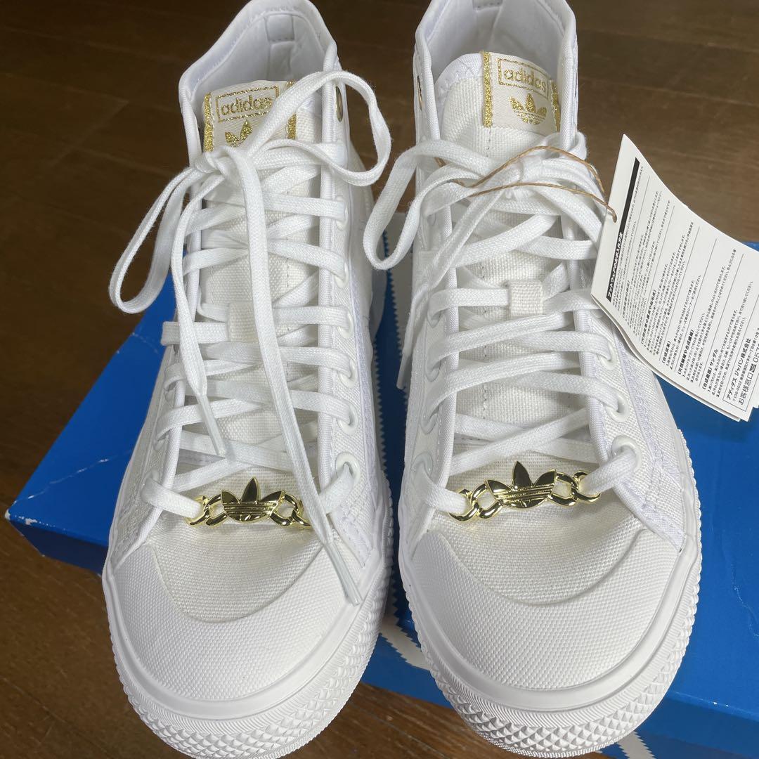 adidas アディダス厚底スニーカー 23.5cm NIZZA TREK W★