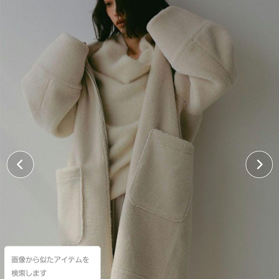 ETRE TOKYO　エトレトウキョウ　リバーシブル　フーディー　ボア　コート