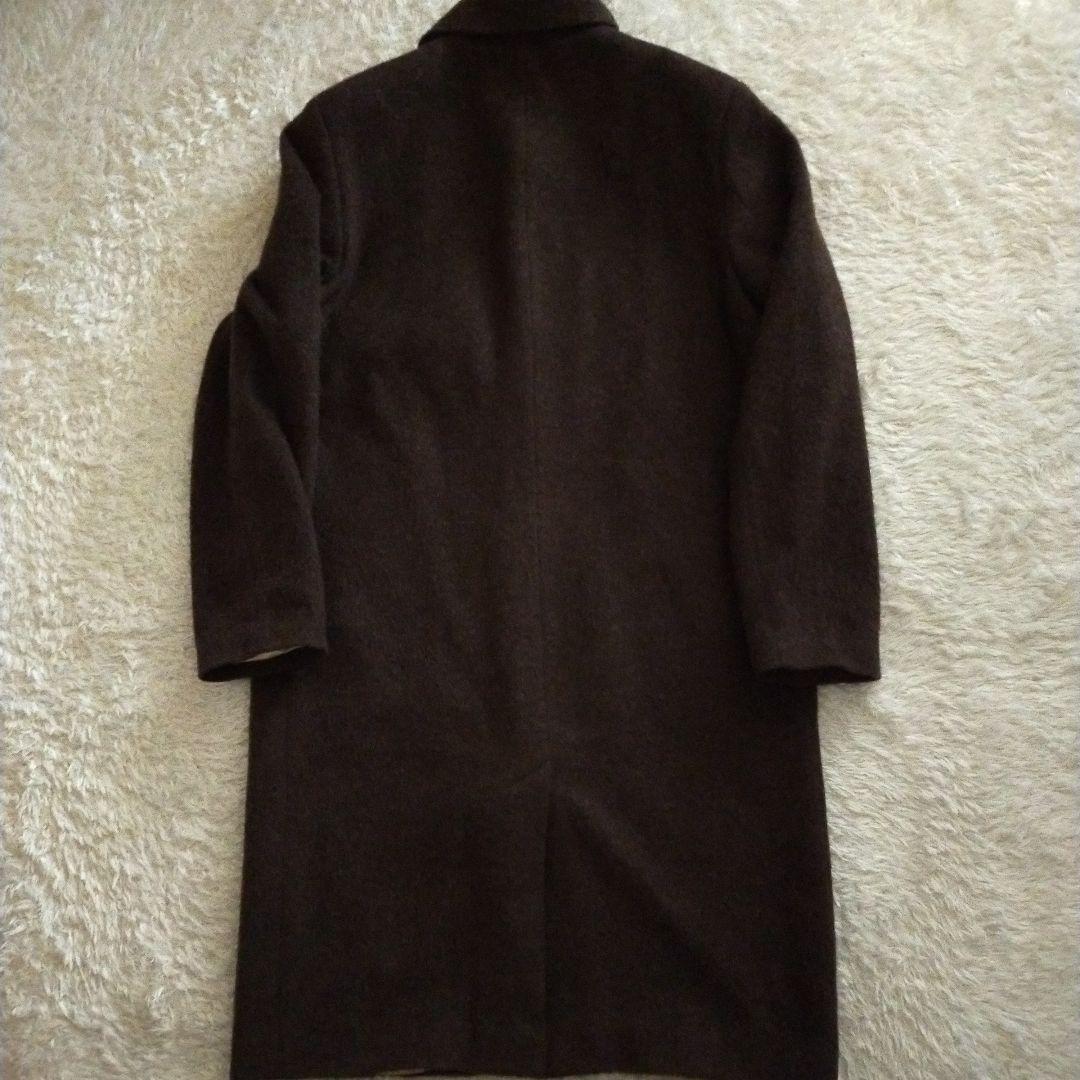 【L】SEFR 22AW BROWN MOHAIR ESCO COAT