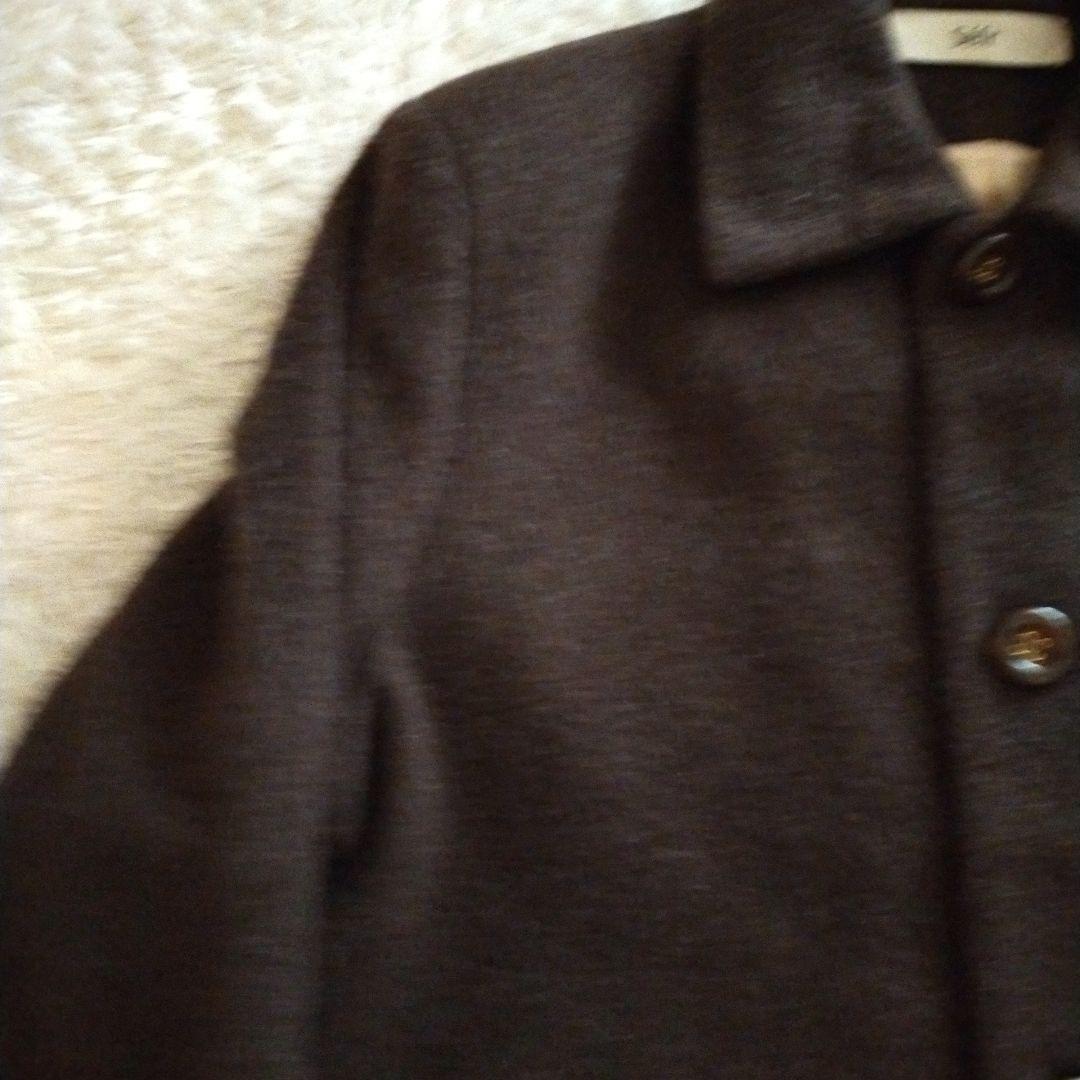 【L】SEFR 22AW BROWN MOHAIR ESCO COAT