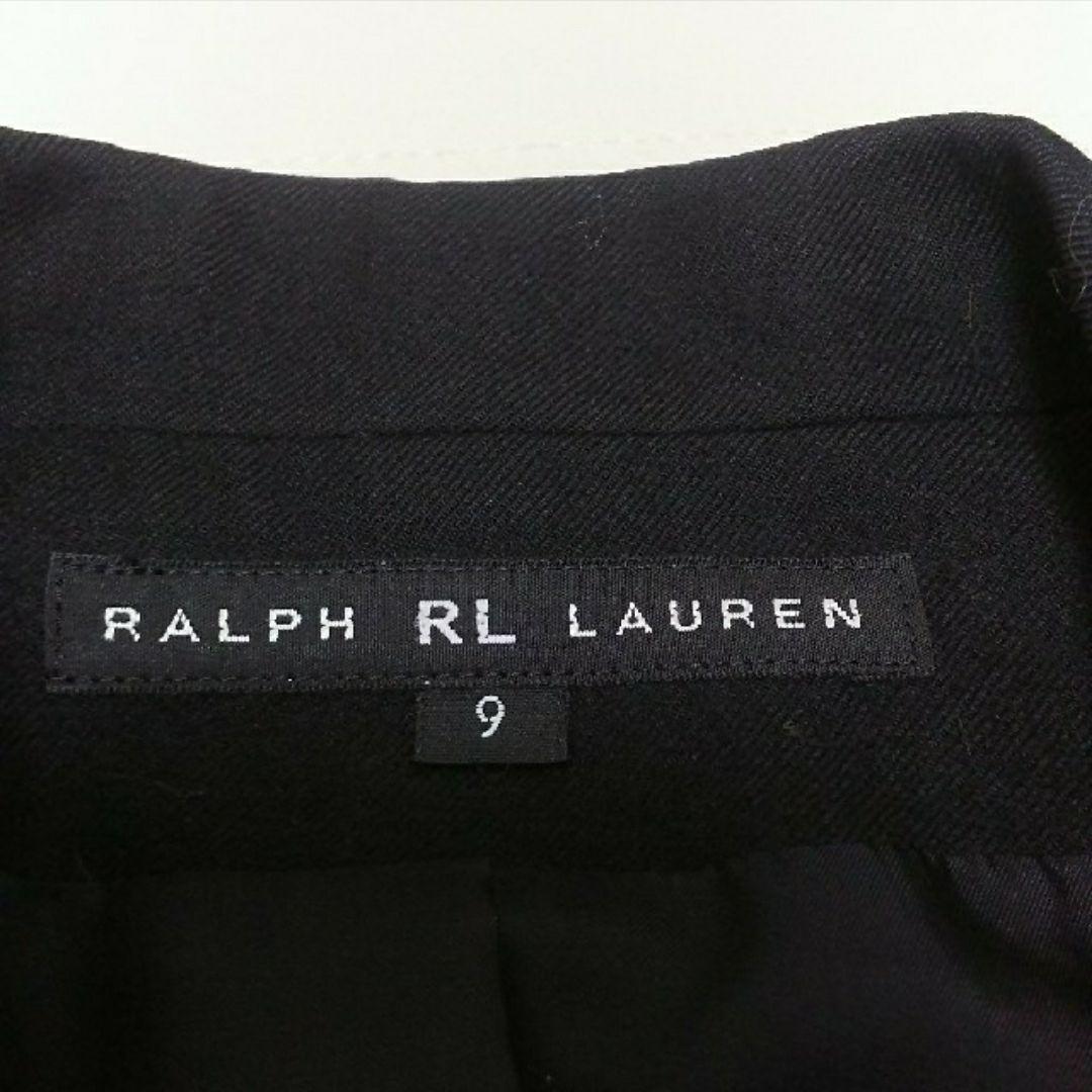 新作品質保証 美品 Ralph Lauren ラルフローレン パンツスーツ上下 xA4O1-m64950394800 黒 無地 再入荷格安