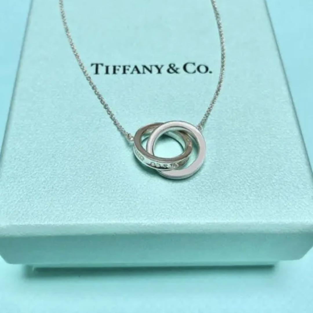 【美品】Tiffany & Co. インターロッキング サークル ネックレス