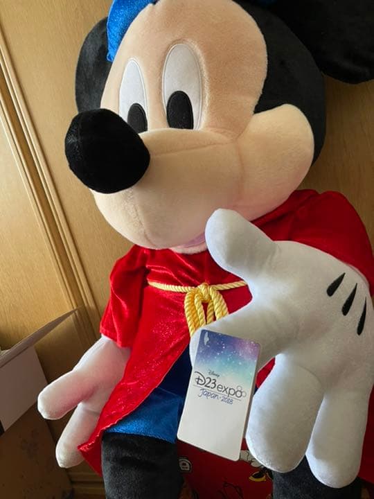 熱い販売 D23EXPO ファンタジア 特大120 弟子 ミッキーぬいぐるみ