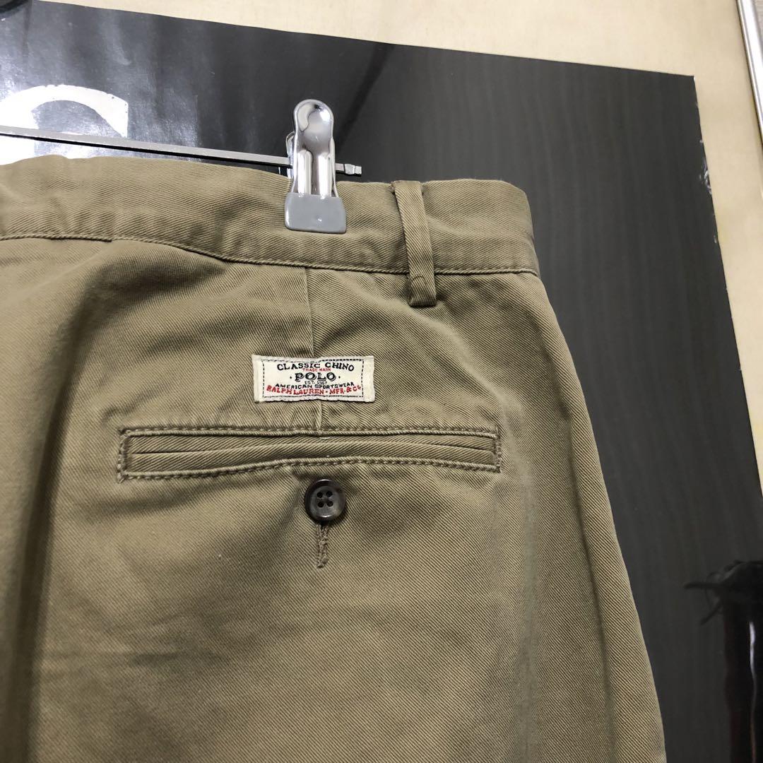 90s Ralph Lauren ラルフローレン ノータックチノ チノパン