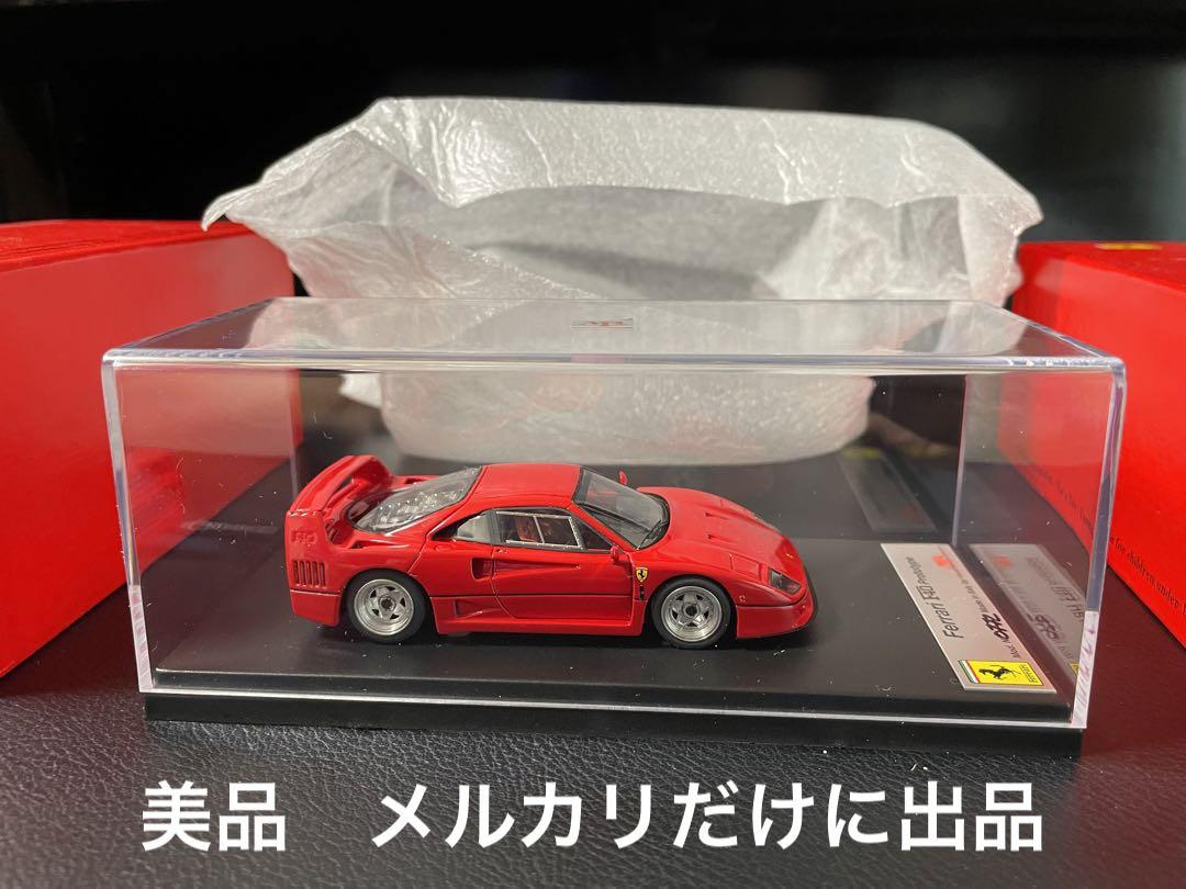 美品　フェラーリF40  「GENROQ」特別制作　1/43 モデルカー