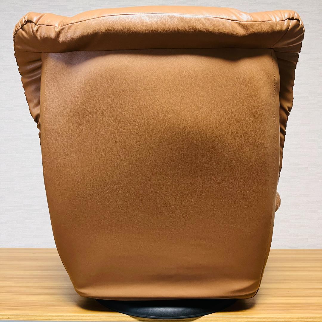 【美品】スーパーソフトレザー座椅子－神楽－ YS-1393 ブラウン 美品】スーパーソフトレザー座椅子－神楽－ YS-1393 ブラウン