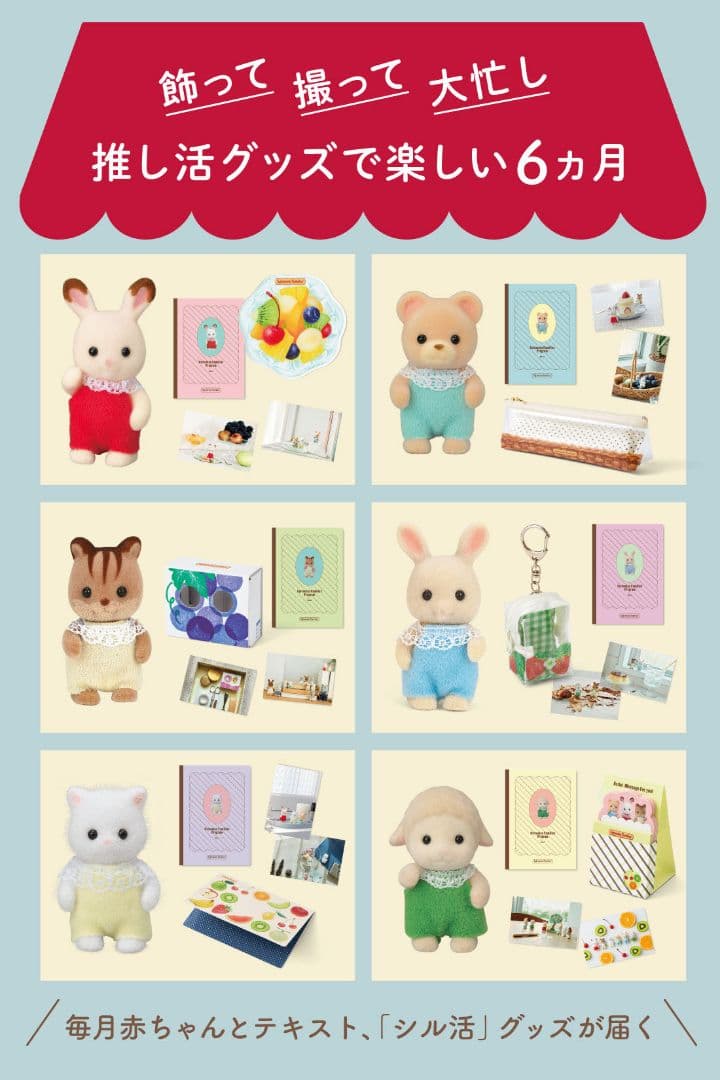 フェリシモ シルバニア セット目立った傷や汚れなし