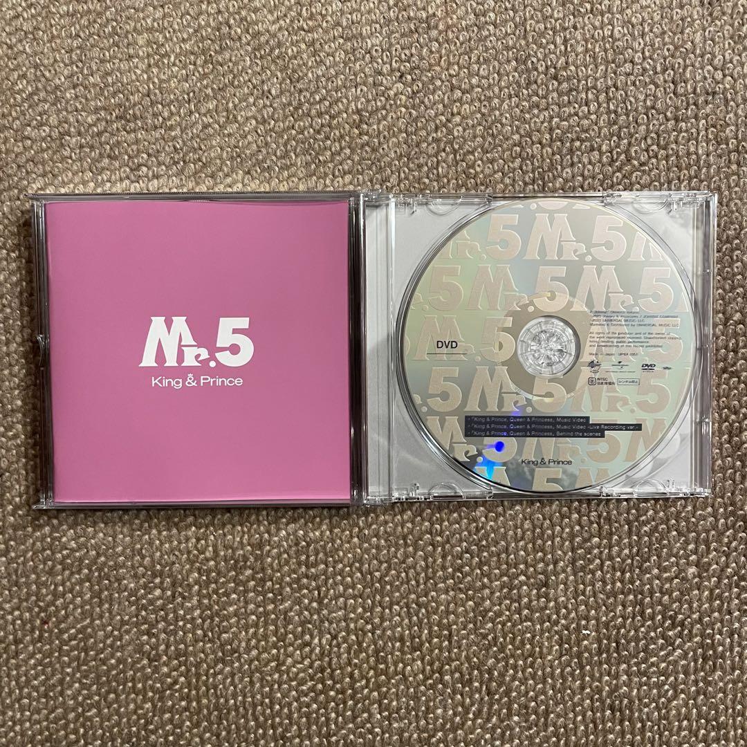 King ＆ Prince / Mr．5 / 初回限定盤A (2CD+DVD