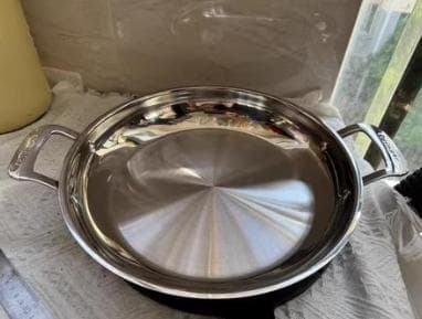 ステンレススチール 両手鍋 30cm