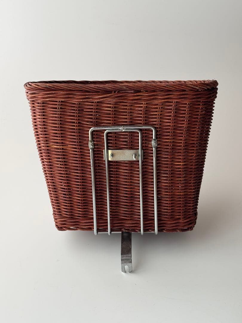 自転車 バスケット 籠 籐 ブラウン ラタン かご BRIGHTFACE_UK