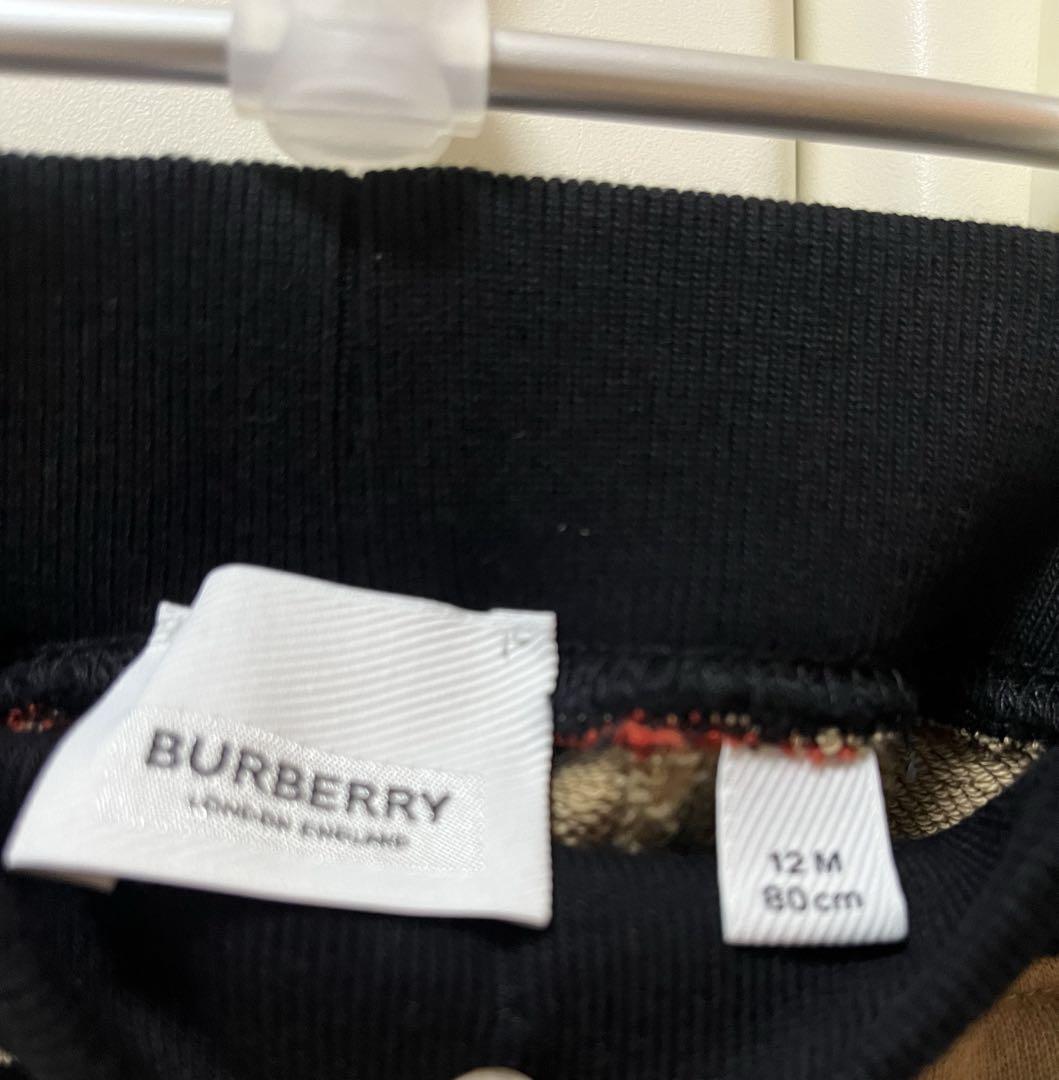 BURBERRY ベビー パンツ 12M (80cm) アイコンストライプ