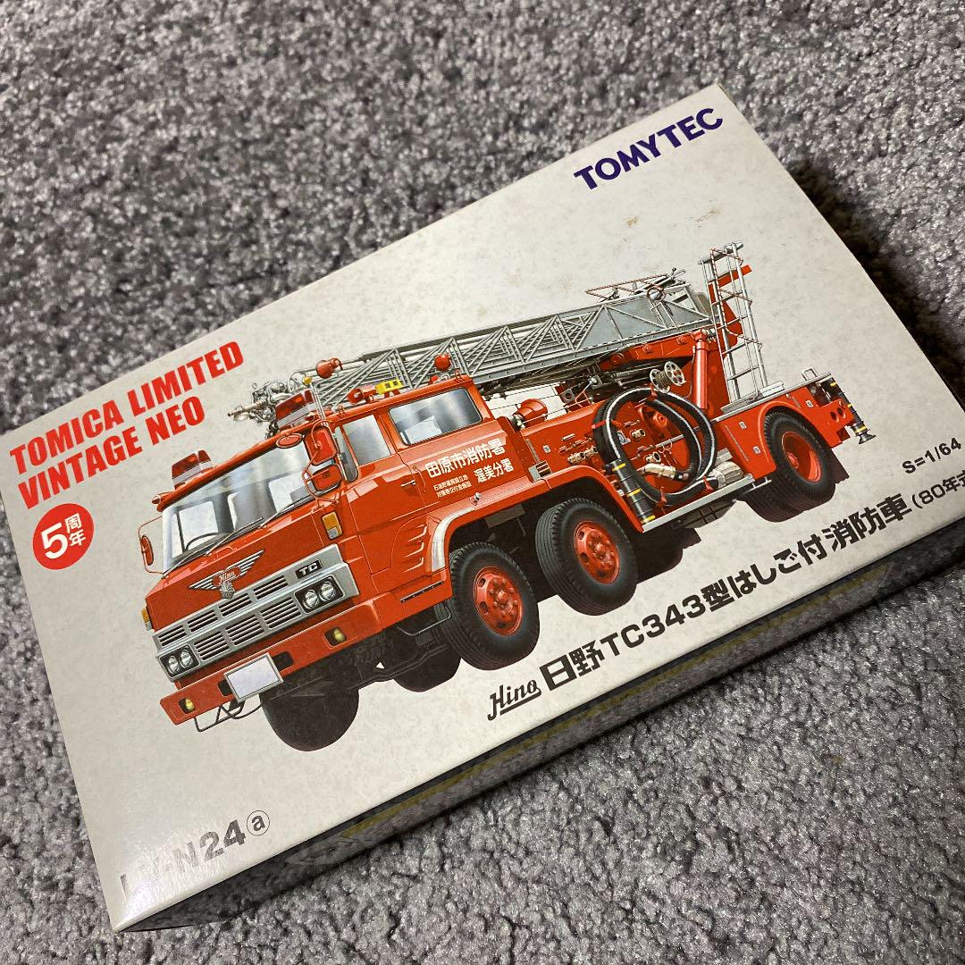 人気激安 トミカ 日野 TC343型 はしご付消防車 田原市消防