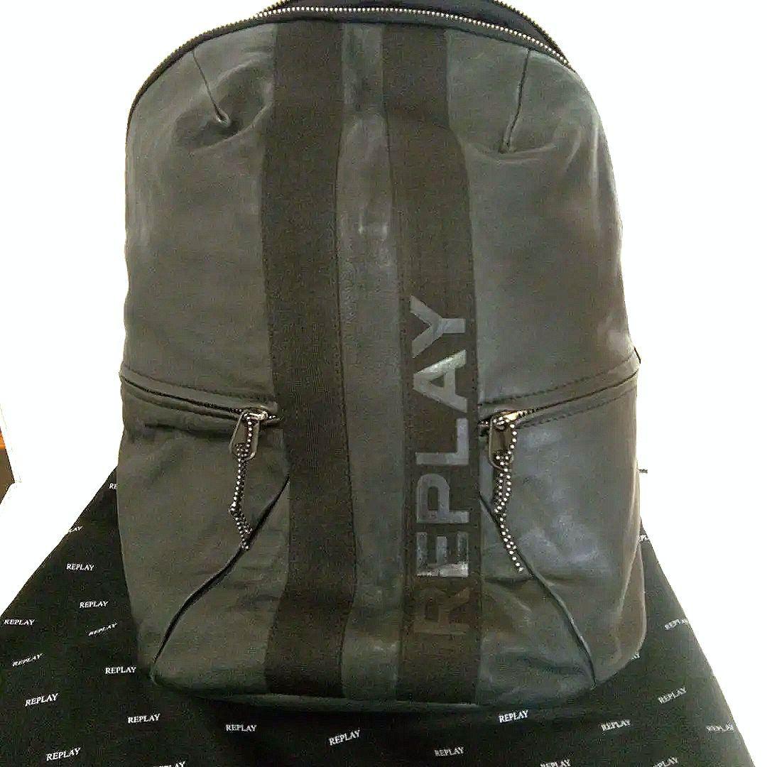 ★REPLAY　100% REAL   LEATHER リュック